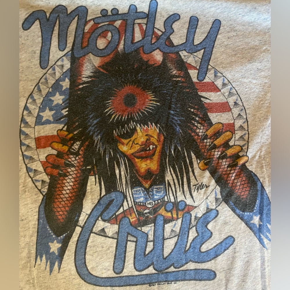 Mötley Crüe Vintage 1987 Girls Girls Girls Tour Band Rock Shirt 80s 1980s